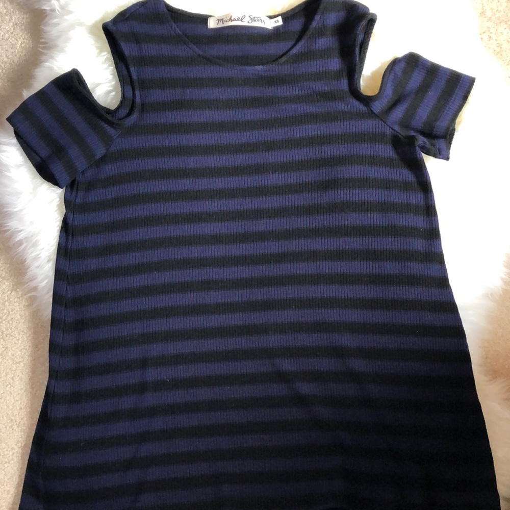 Michael Stars cold shoulder top